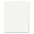 Avery Dennison Avery, Blank Tab Legal Exhibit Index Divider Set, 25-Tab, Letter, White, Set Of 25 11959